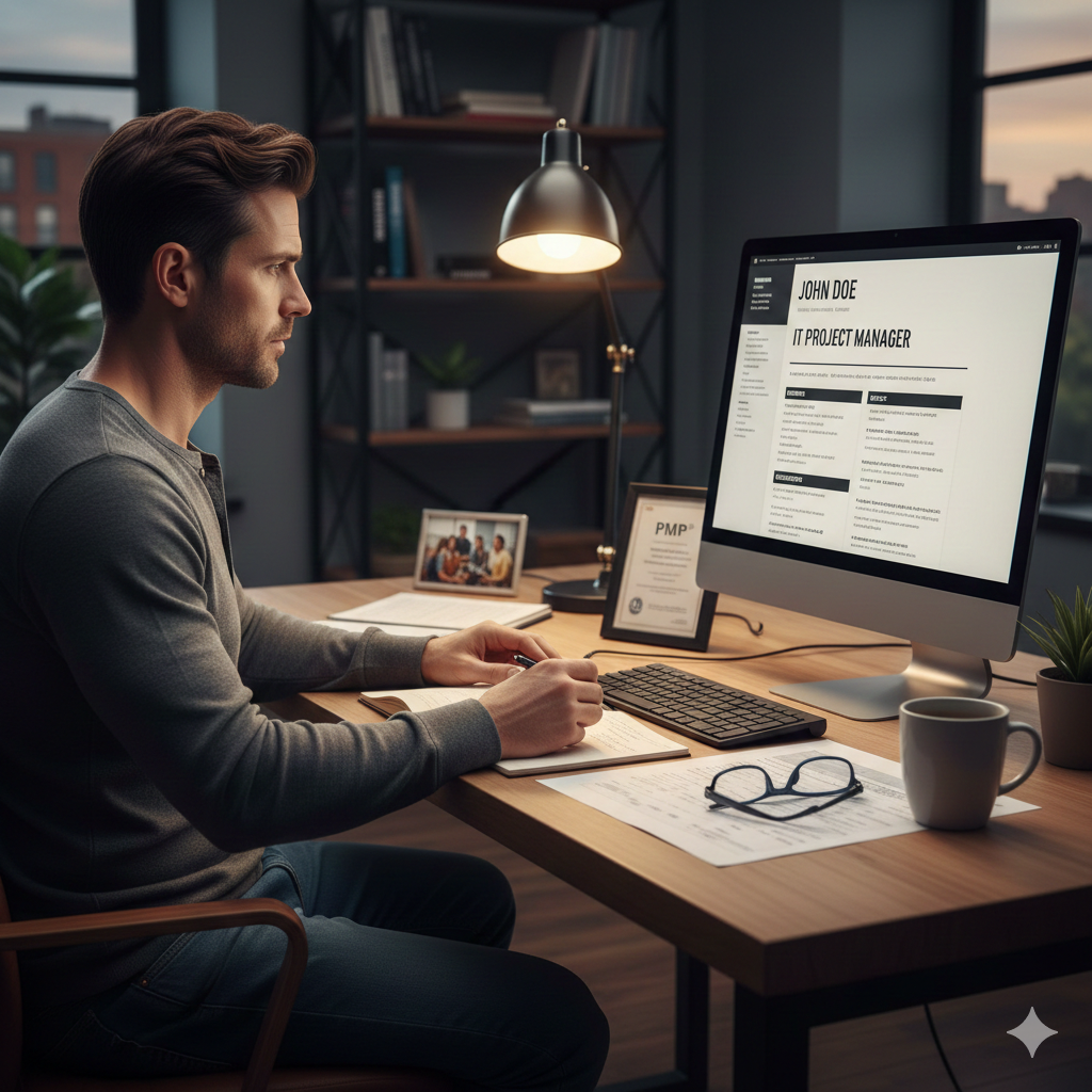 تصویر مقاله: راهنمای جامع و صفر تا صد نگارش رزومه حرفه‌ای برای مدیر پروژه IT